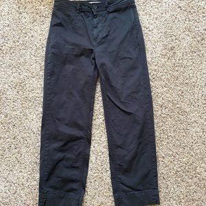 Everlane black straight leg crop size 4